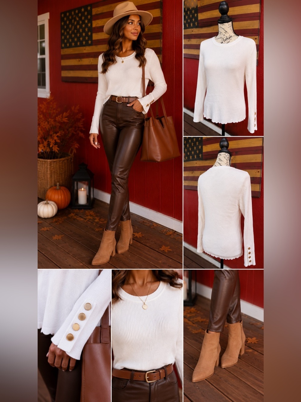 Aracey & Cloz White Ribbed Tank Top